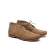 Brandy-hue suede ankle boots