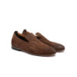 Brown suede loafers