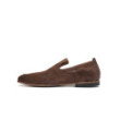 Brown suede loafers