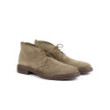 Taupe suede chukka boots