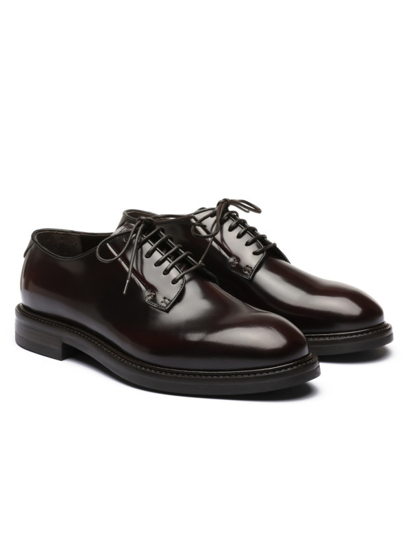 Pascoli dark brown Derby shoes