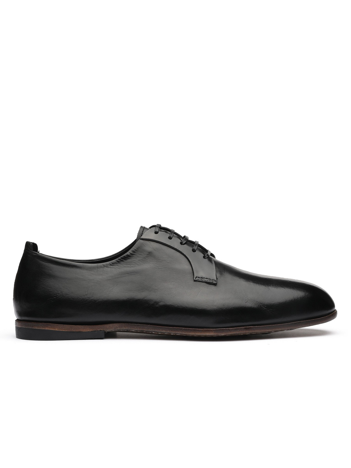 Black leather Derby shoes