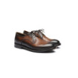 Brown leather Derby shoes