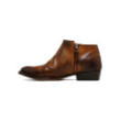 Degradé dark brown ankle boots