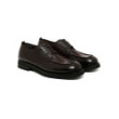 Dark brown leather Derby shoes