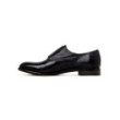 Scarpe monk nere con doppia fibbia