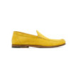 Yellow deer leather loafers