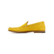 Yellow deer leather loafers