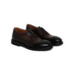 Dark brown leather Derby shoes