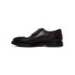 Dark brown leather Derby shoes