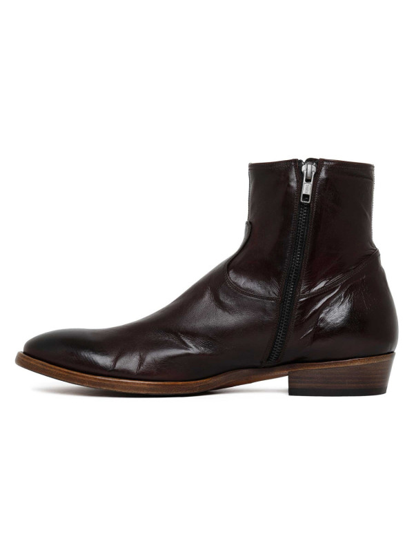 Dark brown ankle boots