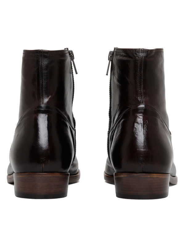 Dark brown ankle boots