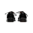 Lione black leather lace-up shoes