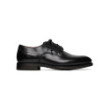 Firenze black leather Derby shoes