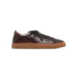 Romilly dark brown leather sneakers