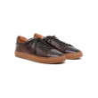 Romilly dark brown leather sneakers