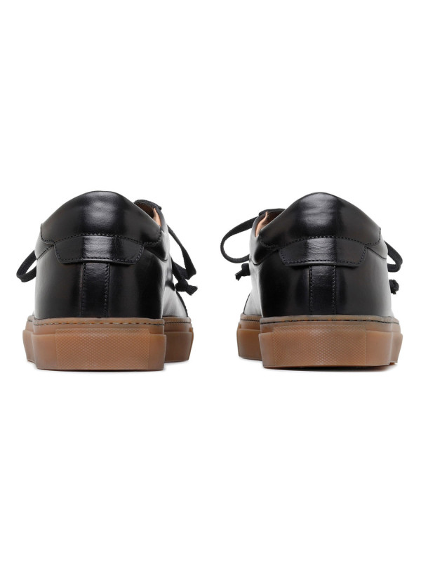 Sneaker Romilly in pelle nera