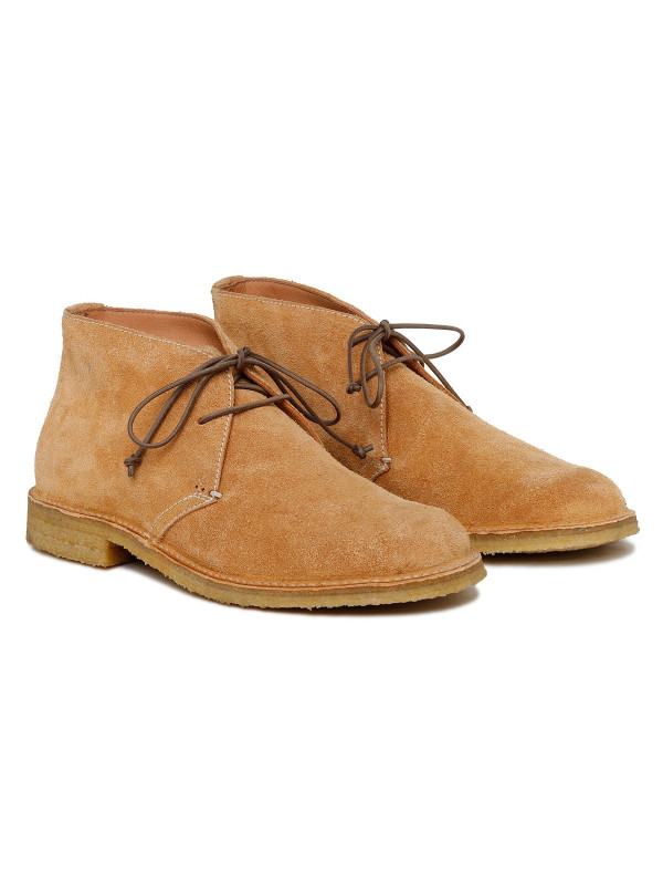 Londra brandy-hue suede ankle boots