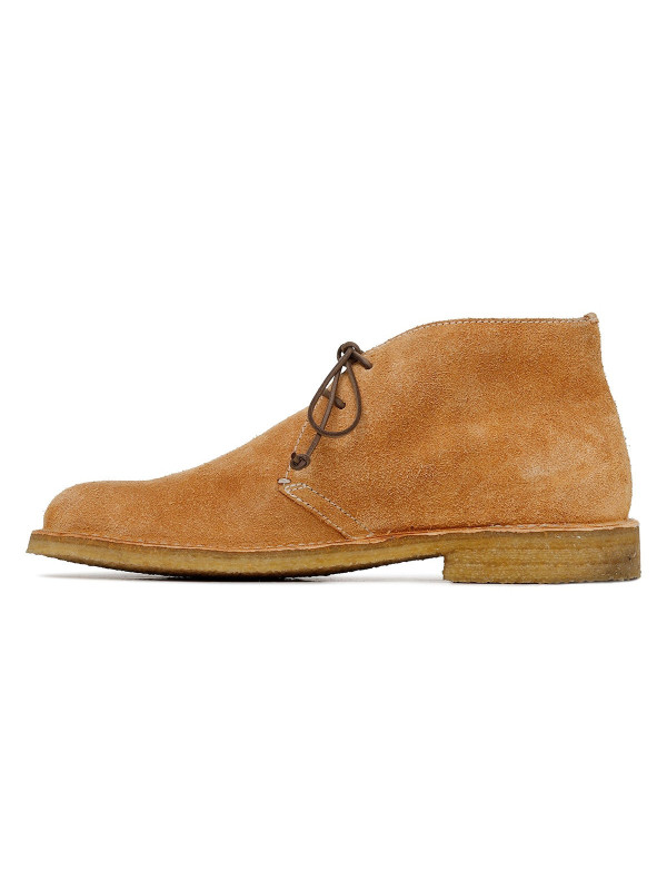 Londra brandy-hue suede ankle boots