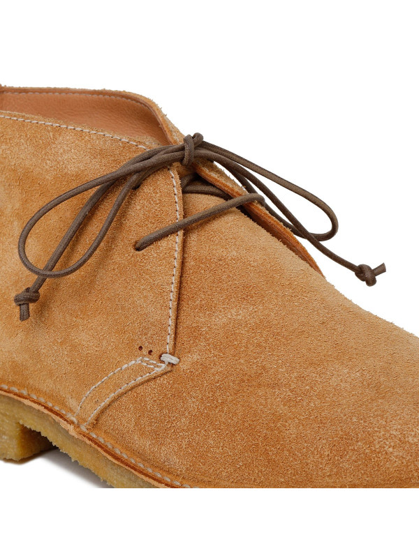 Londra brandy-hue suede ankle boots