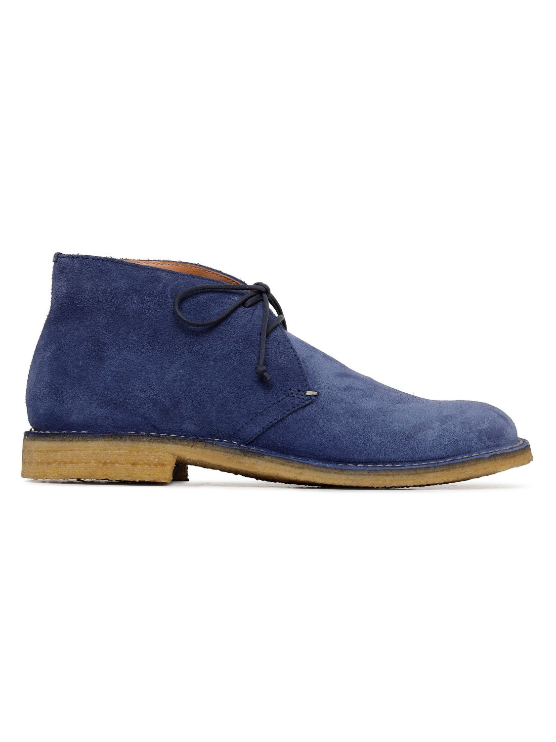 Londra blue suede ankle boots