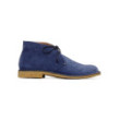 Londra blue suede ankle boots