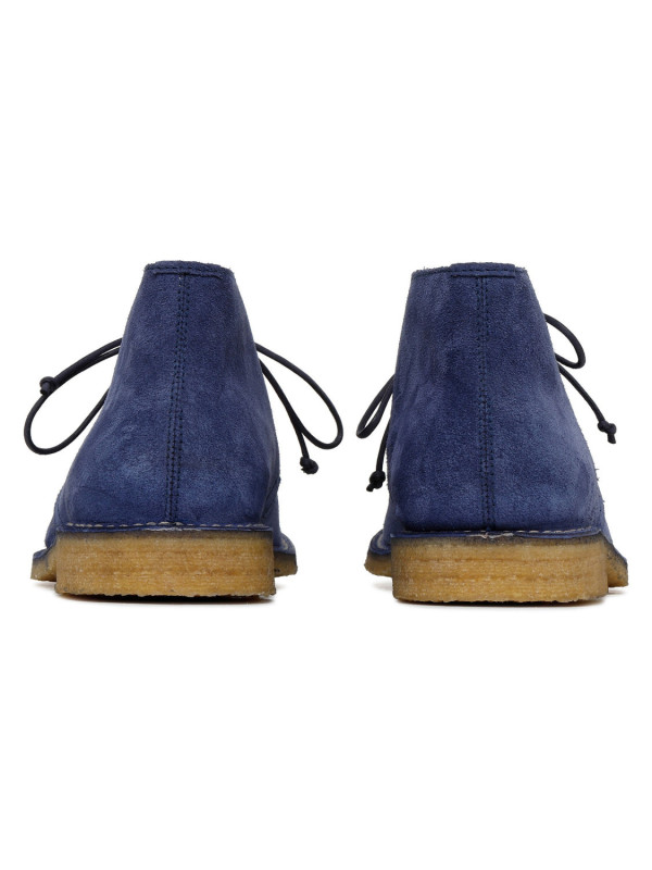 Londra blue suede ankle boots