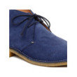 Londra blue suede ankle boots