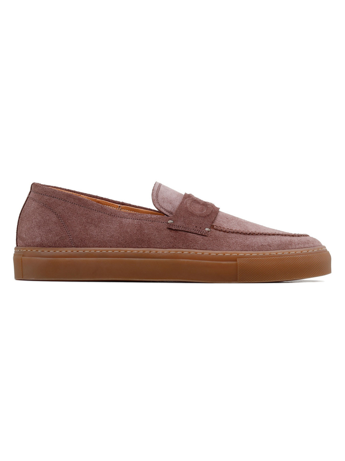 St. Tropez brown suede loafers