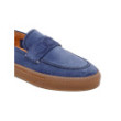 St. Tropez blue suede loafers