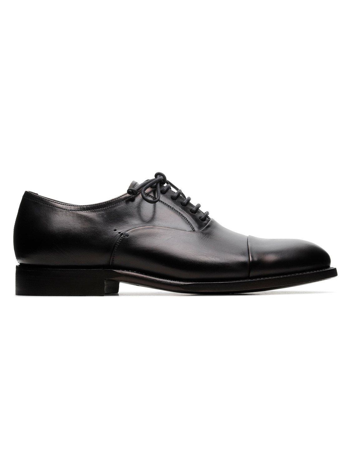 Parigi black leather Derby shoes