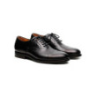 Parigi black leather Derby shoes