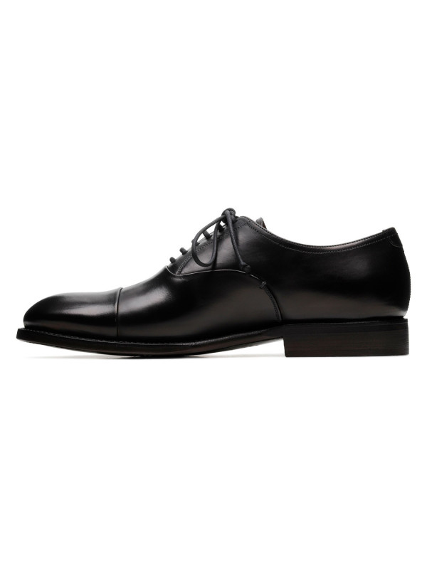 Parigi black leather Derby shoes