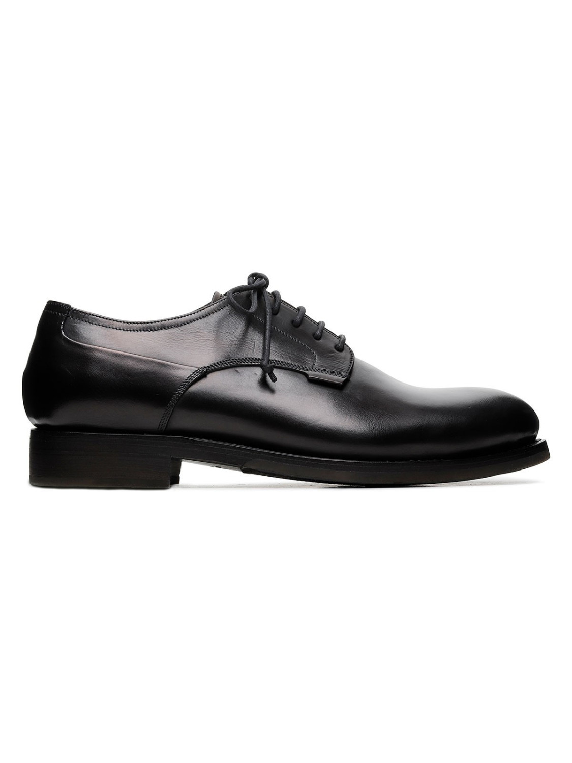 Zurigo black leather Derby shoes