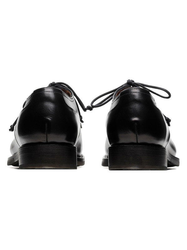 Zurigo black leather Derby shoes