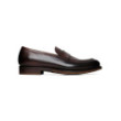 Bologna dark brown leather loafers