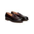 Bologna dark brown leather loafers