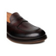 Bologna dark brown leather loafers