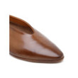 Brown calf leather slippers